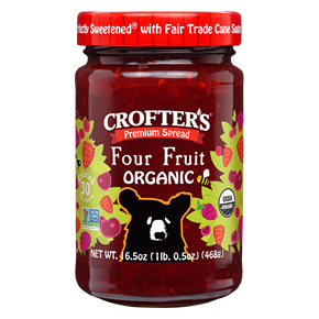 Four Fruit Premium Fruit Spread, 16.5oz 