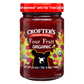 Four Fruit Premium Fruit Spread, 16.5 oz