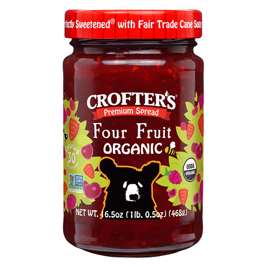 Four Fruit Premium Fruit Spread, 16.5 oz - 067275006687