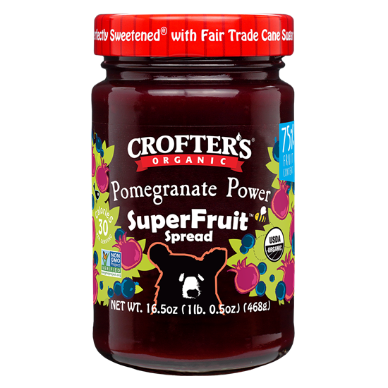 Pomegranate Power Premium Fruit Spread, 16.5 oz - 067275006588