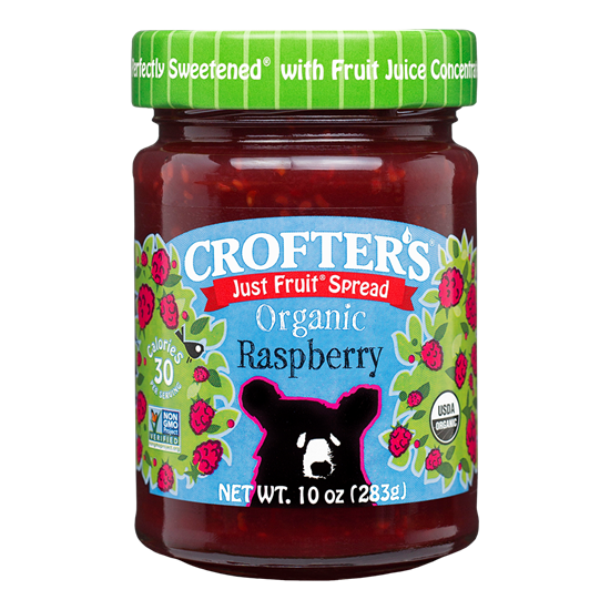 Raspberry Just Fruit Spread, 10 oz - 067275000326