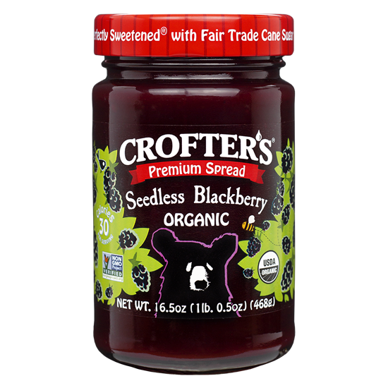 Seedless Blackberry Premium Fruit Spread, 16.5 oz - 067275006564