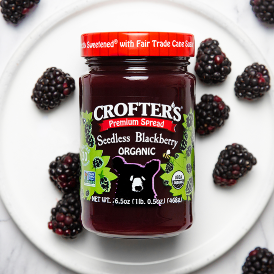 Seedless Blackberry Premium Fruit Spread, 16.5 oz - 067275006564