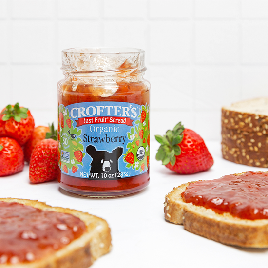 Strawberry Just Fruit Spread, 10 oz - 067275000319