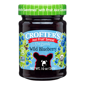 Wild Blueberry Just Fruit Spread, 10 oz