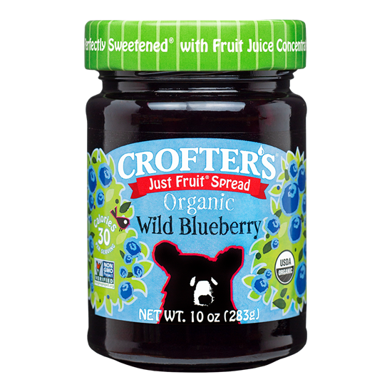 Wild Blueberry Just Fruit Spread, 10 oz - 067275000357