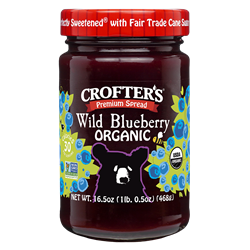 Wild Blueberry Premium Fruit Spread, 16.5oz 
