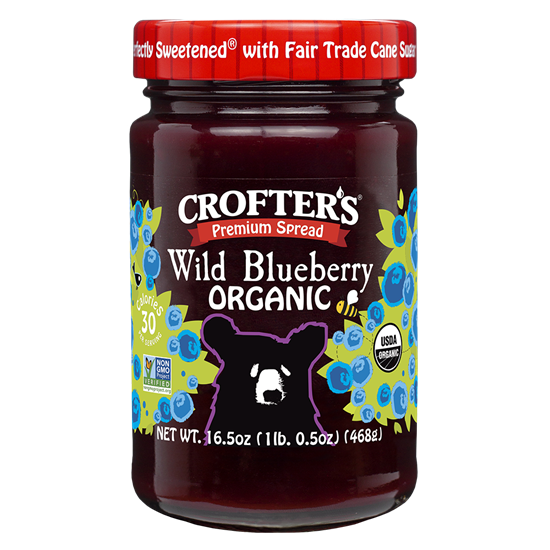 Wild Blueberry Premium Fruit Spread, 16.5 oz - 067275006595